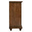 Nut Brown Acacia Entertainment Console with Mirrored Door Frets