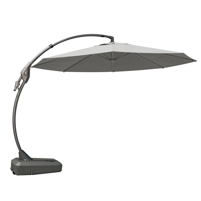 Parasol en porte-à-faux 12 pi Jalbert, Gris