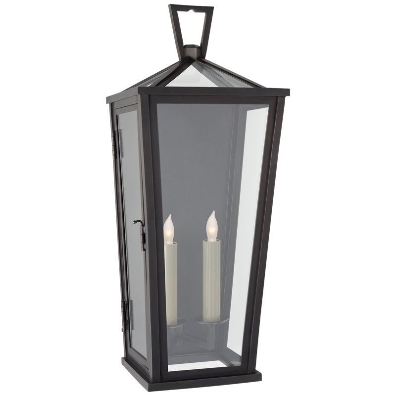 Chapman & Myers Darlana Tall 3/4 Lantern, 23.5" H x 9.75" W x 8.5" D