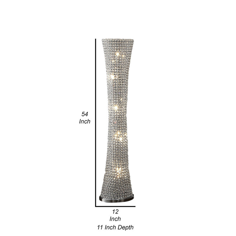 Nassim Chrome Floor Lamp