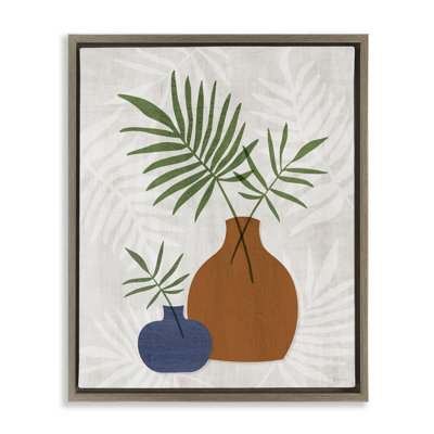 "Boho Botanical Vases", art mural encadré par Natalie Carpentieri