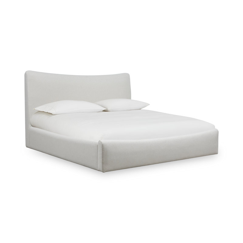 Lit plateforme tapissier Windham, Roi