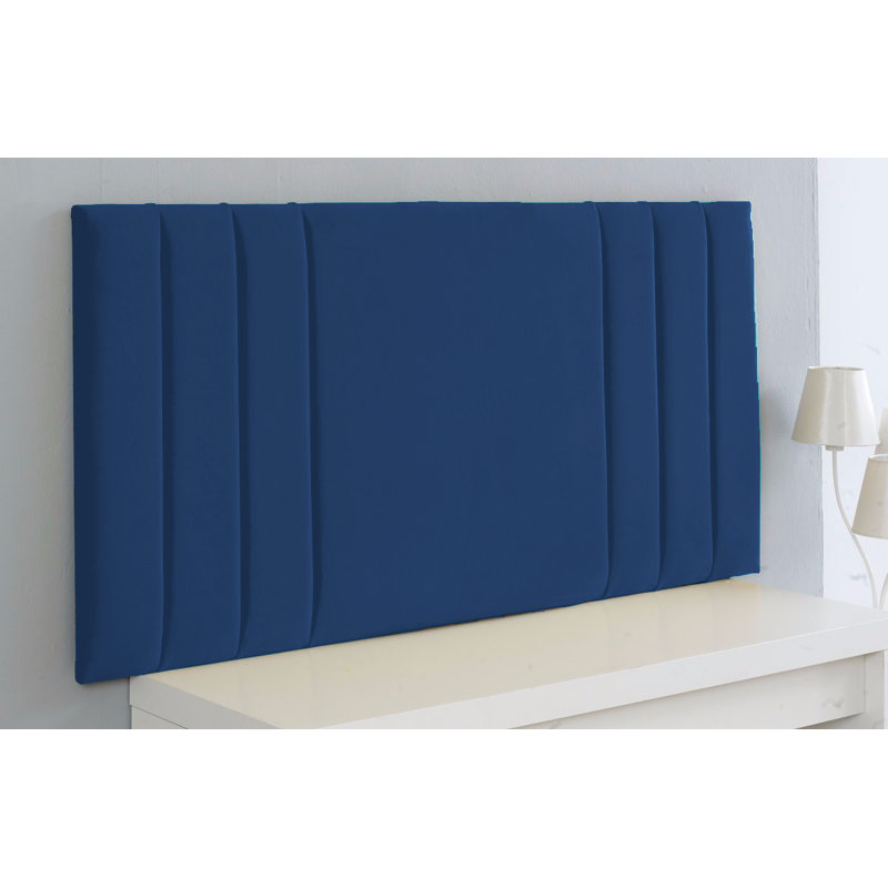 Shipman Upholstered Headboard, Super King (6'), Coffee Velvet Fabric, Coffee