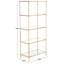 Jessa Forged Metal Bookshelf