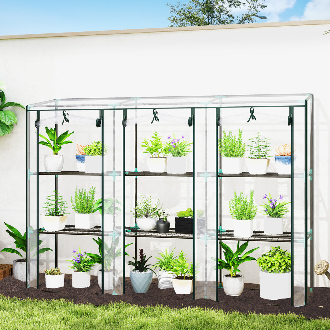 1.5 Ft W x 1.5 Ft D Mini Greenhouse