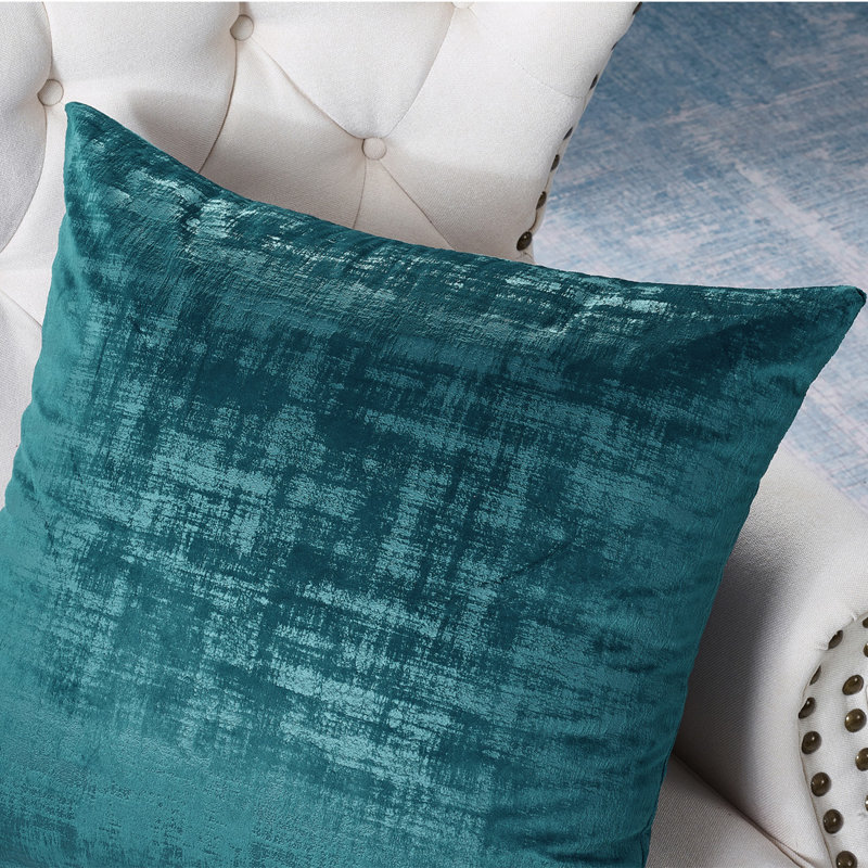 Square Euro Pillow Cover, Agate Green