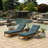 ARDEN Foam Outdoor Chaise Lounge Cushion, 21 x 72, made with ProFoam-110973325