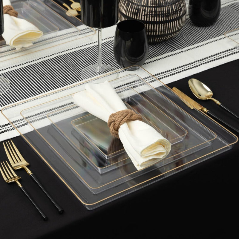Disposable Salad Plate, Set of 60