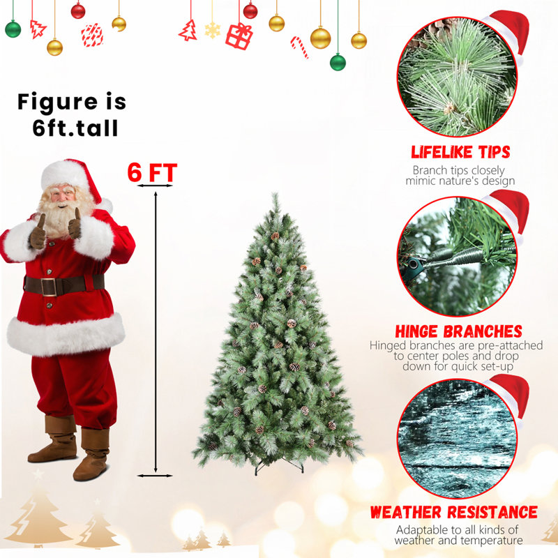 Arbre de Noël 5 pi, 5', Non pré-éclairé