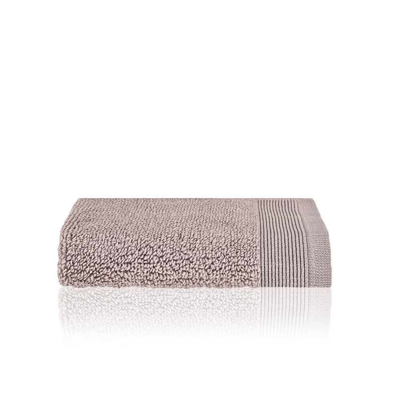Serviette de toilette 100% coton Hardaway, Taupe