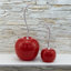 Sculpture de table Ashtynn en aluminium rouge et argenté-1329996815