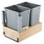 Double poubelle rétractable 35QTx2