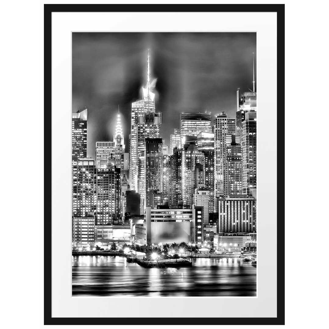 Gerahmtes Poster Skyline von New York