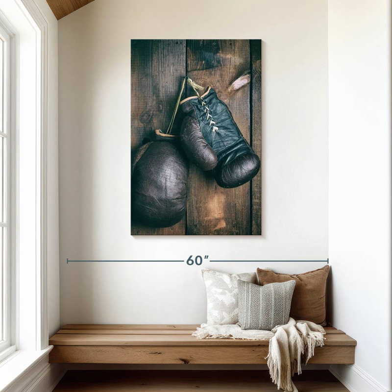 Sireci Old Boxing Gloves, 45" H x 30" W