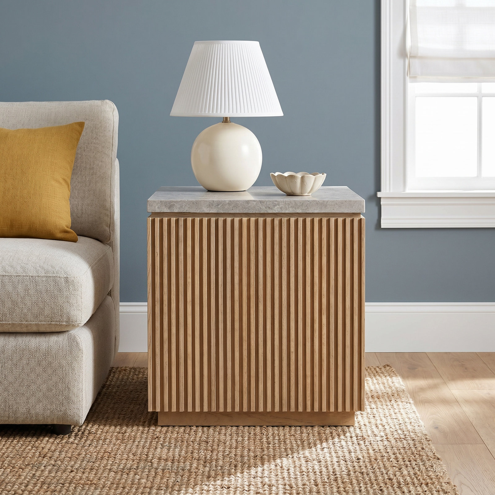 Greta 22" End Table, Skylark