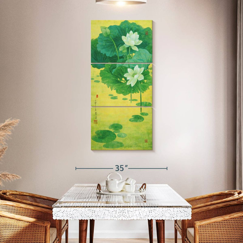 Spring Lotus, 52" H x 24" W