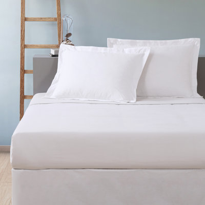 Jupe de lit de base de 14 po en coton riche