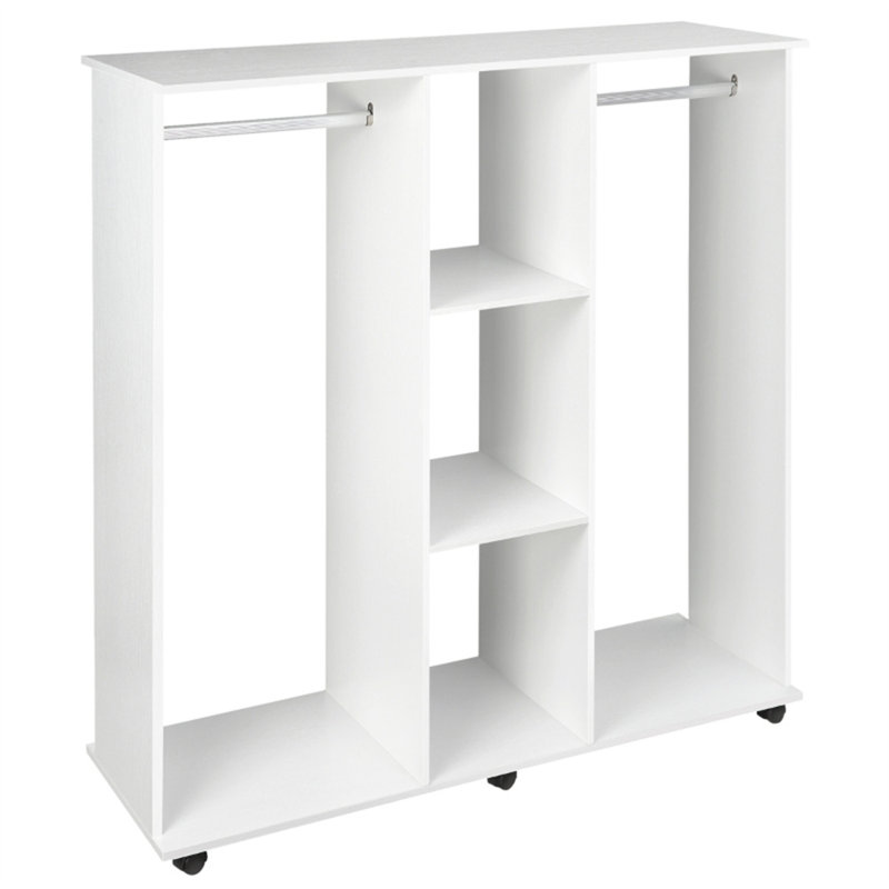 120cm Rolling Clothing Rack