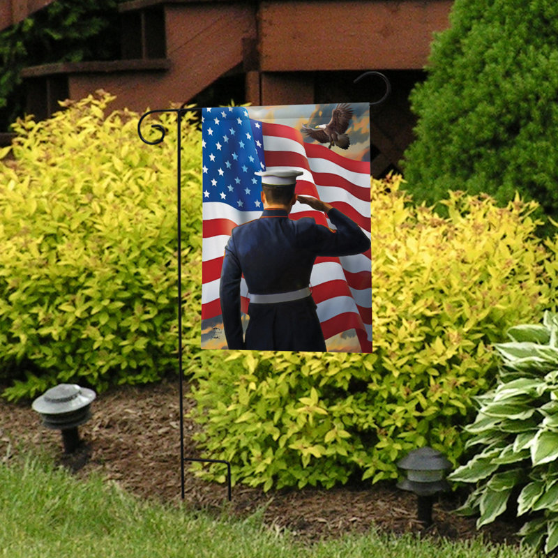 Drapeau du jardin militaire America's Heroes