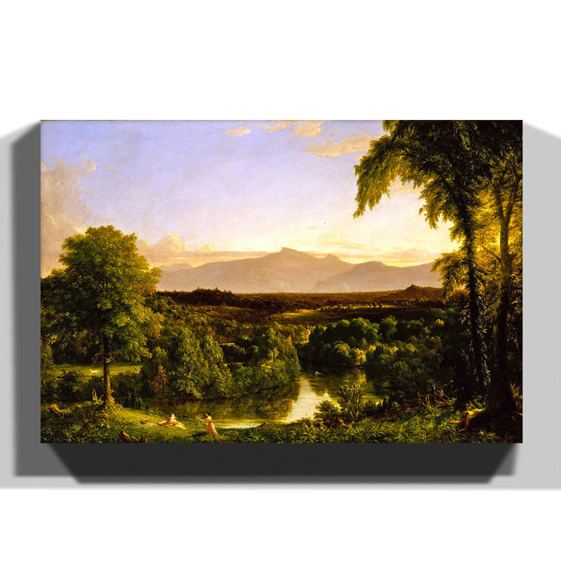 Early Autumn View of Catskill by Thomas Cole - Wrapped Canvas, 70cm H x 100cm W