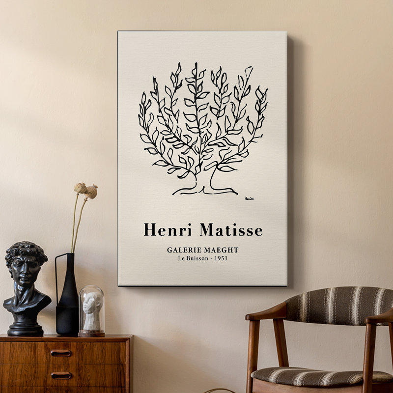 Matisse CXLV III, reproduction d'art encadrée sur mesure, galerie Cavas, H 27 po x l 18 po