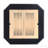 Galini Black Finish Game Table-128120064