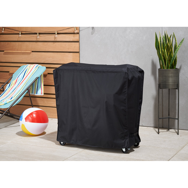 Black Water and UV Resistant Cooler Cover with Adjustable Straps