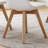 Dining Chair Set of 4 with Solid Wood Legs and Cushioned Seat-1876818778
