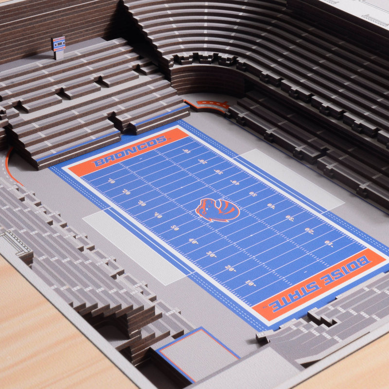 Décoration murale 25 couches NCAA, Boise State Broncos