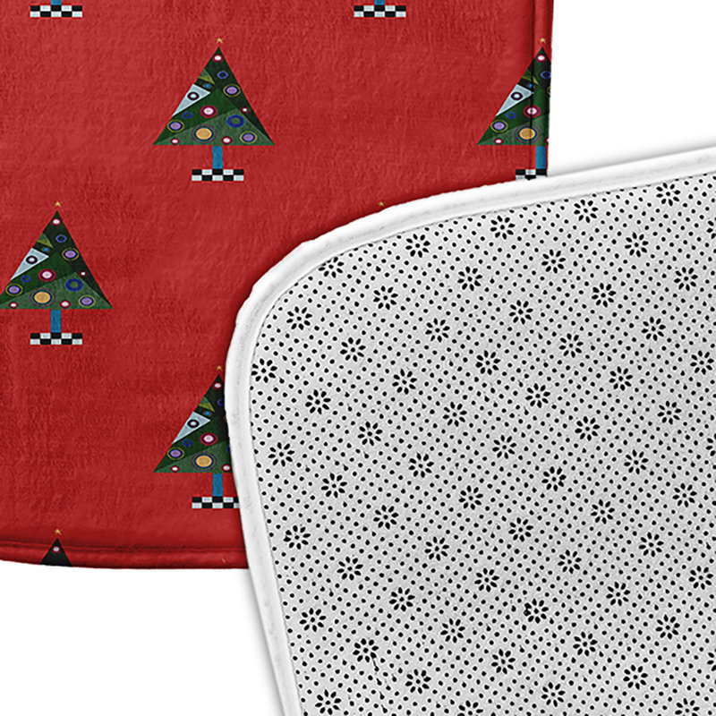 Napperon Crazy Christmas, Rouge vif