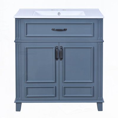 Meuble-lavabo 30 po avec lavabo en céramique