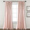 Panneau de rideau simple semi-diaphane avec passe-tringle Tassel Window