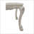 Dresden Bone White Finish End Table