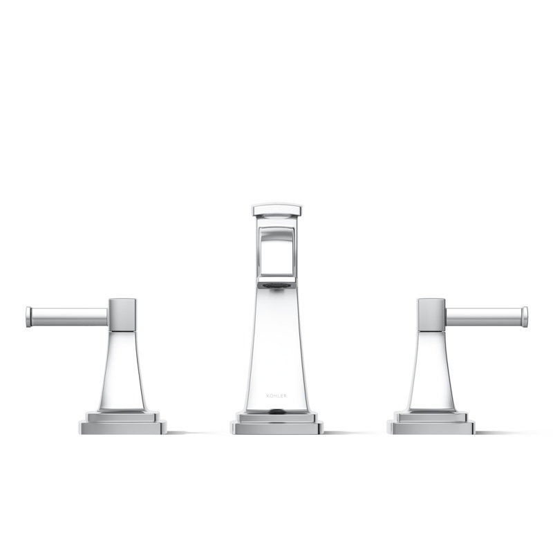 Riff Widespread Bathroom Sink Faucet, Polished Chrome, 1.2 GPM