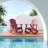 Attikus Outdoor Rocking Chair, All-Weather Patio Rocker Chair with Wide Armrests & High Backrest(Set of 2)-2115090614