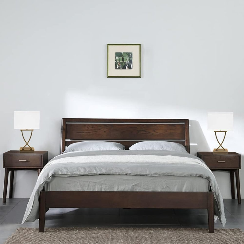21.38" Electroplated Bronze Dimmable Touch Control Table Lamp 