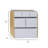 6 Piece Fabric Storage Bin Set-86127497