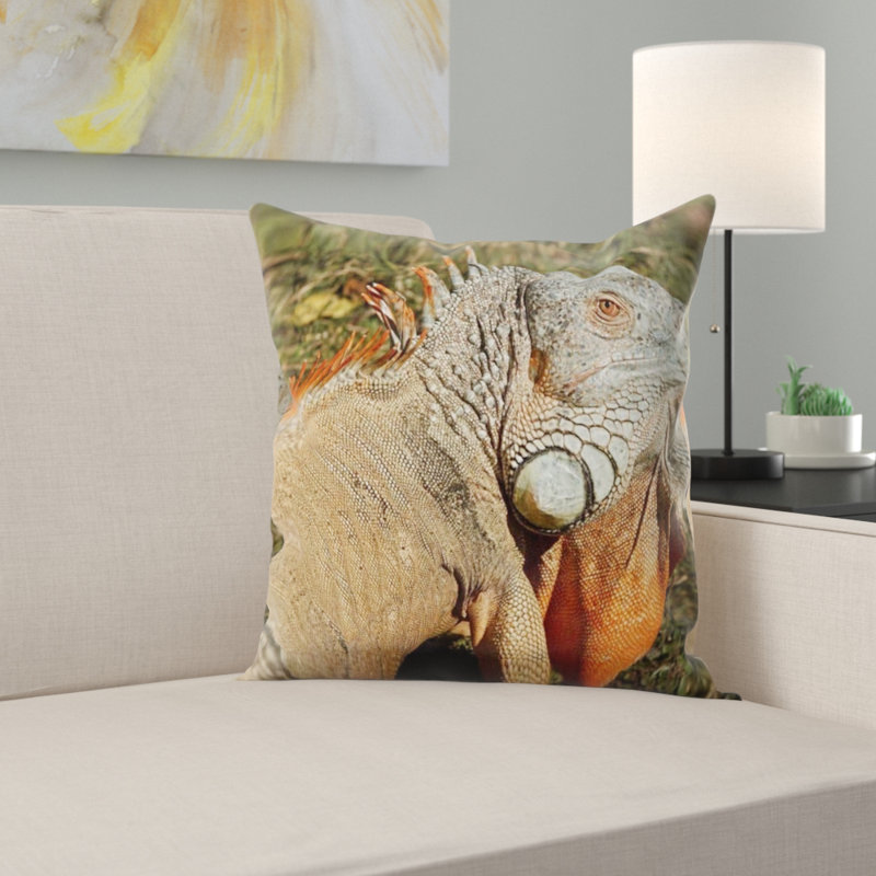 Coussin iguane