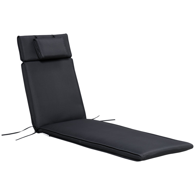 Garden Seat/Back Cushion, Black