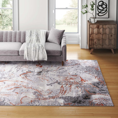 Leonidha Performance Abstract Rug