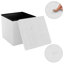 Chakera 30cm Wide Square Solid Colour Ottoman with Storage-744287256