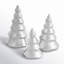 Nambe Mini Christmas Tree Set of 3