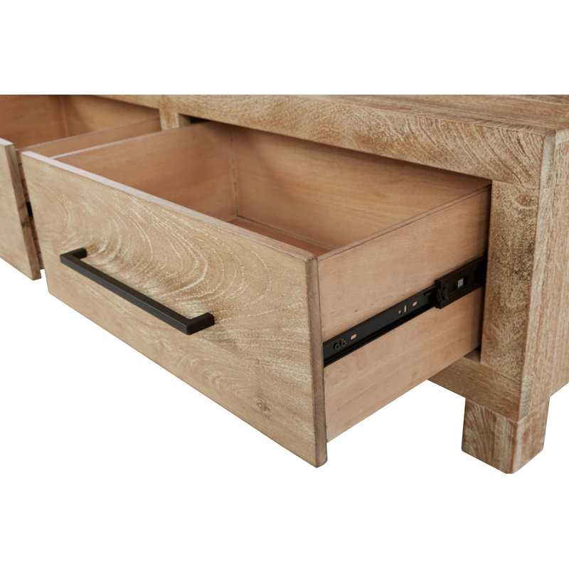 Belenburg Natural Mango Wood Coffee Table with Storage