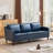 Barton 80.31'' Faux Leather Square Arm Sofa-1676347375
