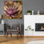 «Fleurs de vie» par Tanya Mavric, art mural en verre acrylique, 36 po x 36 po-1072262164