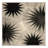 Soft Plush Eatman Art Deco Starburst Area Rug in Beige – Beige Binding-1091336486