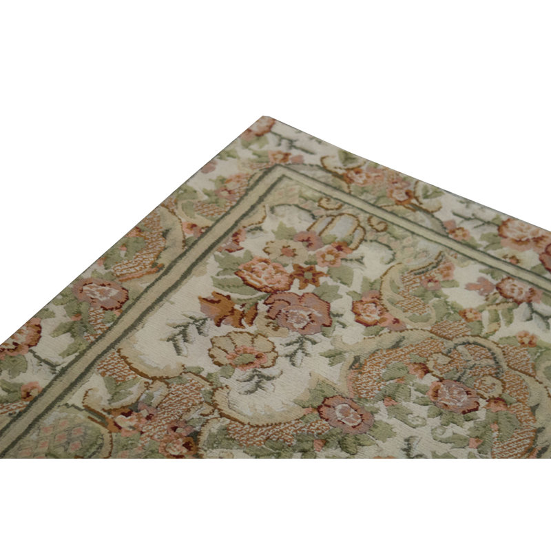 Hand-Knotted High-Quality Beige Area Rug