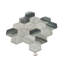 Aloha 2.8 in. x 2.8 in. Honeycomb Matte Tile-61485200