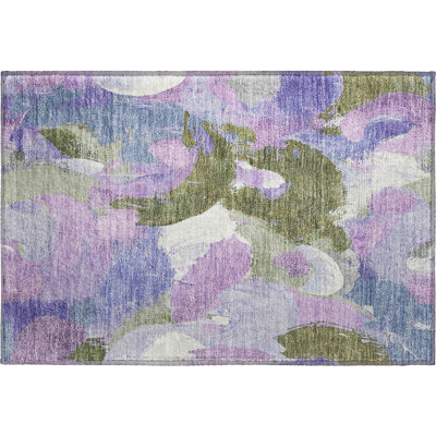 Premium Machine Washable Mouton Abstract Rug