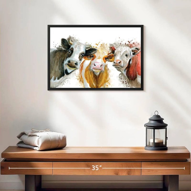 Livestock Cows Splash, 13" H x 19" W